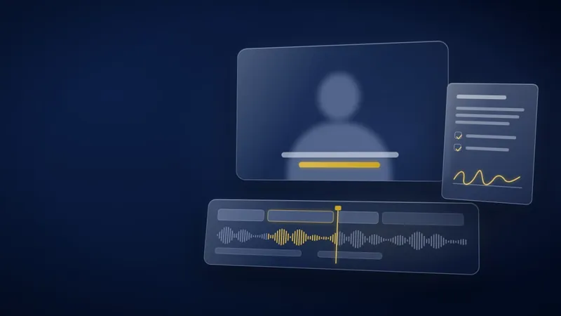 Kundenstimme als Video: Schnitt einer vorhandenen Aufnahme mit Untertiteln, daneben die unterschriebene Einwilligung